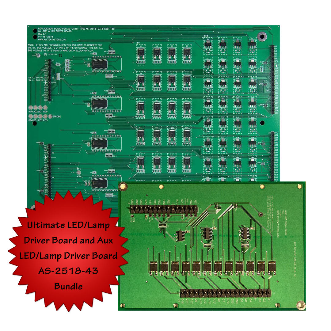 Ultimate LED/Lamp Driver Board and Aux LED/Lamp Driver Board AS-2518-4