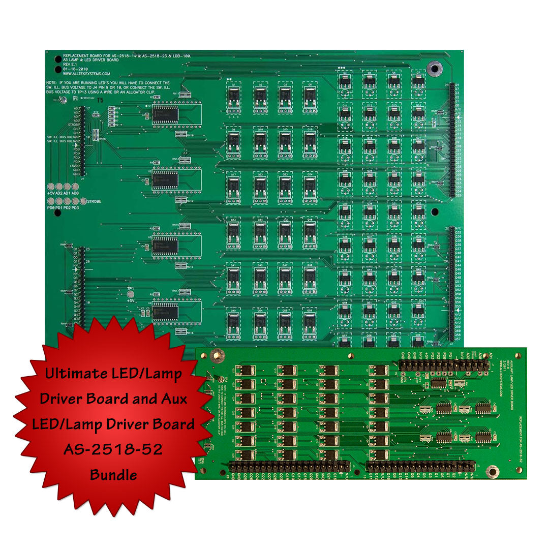 Ultimate LED/Lamp Driver Board and Aux LED/Lamp Driver Board AS-2518-52 Bundle