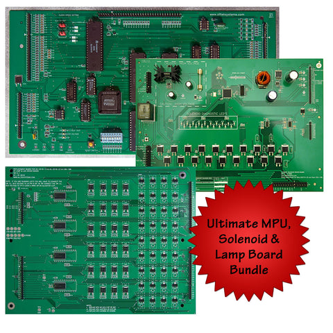Ultimate MPU w/ Solenoid Driver & LED/Lamp Driver Bundle